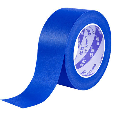 Cinta adhesiva de papel crepe de textura moderada de 4 pulgadas