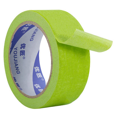 36 mm Resistente a los rayos UV Resistente al calor Limpiador de limpieza Pinturas de eliminación cinta de enmascaramiento verde