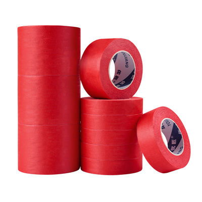 Adhesivo delicado de pintores cinta 3 pulgadas cinta de enmascaramiento rojo compuesto 80mic