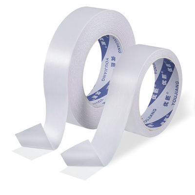 Cintas de tejido de doble cara impermeables, adhesivas, blancas y no tejidas 80MIC