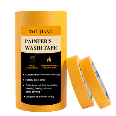 La cinta de pintura de múltiples superficies amarilla original protege las superficies para interiores y exteriores