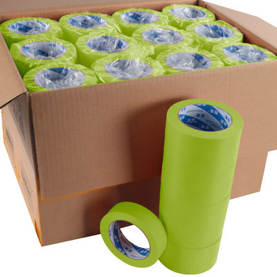 Cinta adhesiva japonesa resistente al verde Washi con impresión de logotipo personalizado