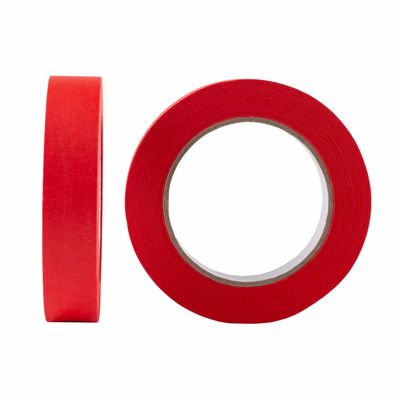 Cinta de pintura de color rojo Washi Papel adhesivo cinta adhesiva para la pintura