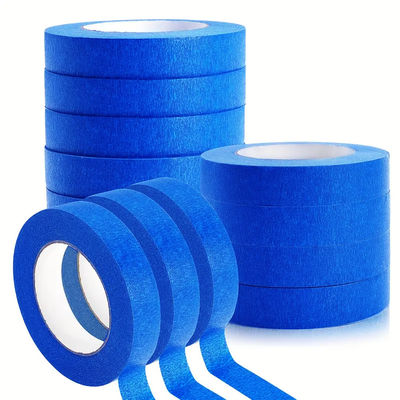 Cintas de pintor azul de exterior resistentes a los rayos UV para el enmascaramiento de paredes