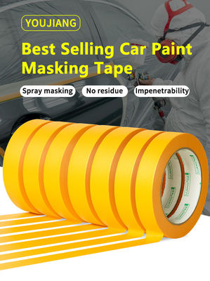 Pegamento de caucho de color naranja impermeable Mascarado de papel adhesivo Washi pintado