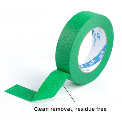 Tamaño personalizado Adhesivo fuerte de pintura de pared con aerosol, cinta de papel crepe de enmascaramiento