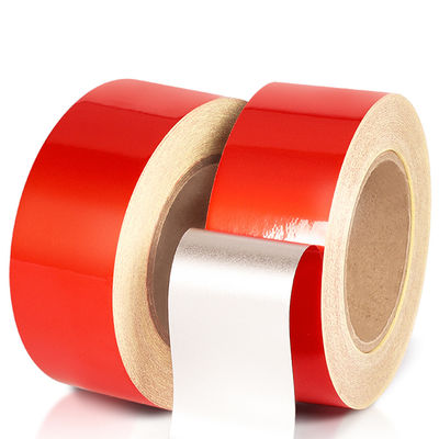 Cintas de marcado personalizadas de PVC de uso pesado Línea de suelo Rojo de la carretera Aparcamiento autoadhesivo Seguridad Industrial Cintas de advertencia de suelo