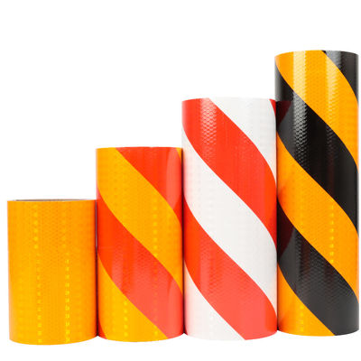 Marca de seguridad reflectiva personalizada pegatina adesiva de cristal de rejilla película reflectante autoadhesiva advertencia hoja reflectante