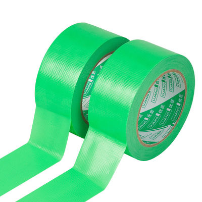 Cintas de tejido de tejido de tejido de PE verde para estuco Cintas acrílicas activadas por agua de un solo lado