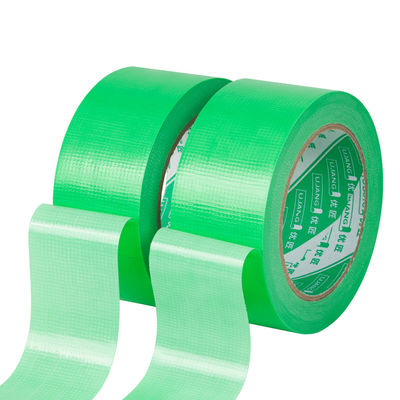 Cinta de reparación de máscaras fácil de rasgar sin residuos de pegamento impermeable y resistente a la tracción cinta de higiene basada en tela verde
