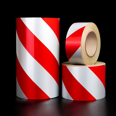 Pegatina de reflejo Rojo Cinta de advertencia de seguridad de reflejo personalizada Reflexión Camión Vehículo Conspicuidad cinta adhesiva reflectante