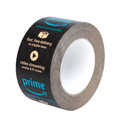 Logotipo personalizado ecológico Impreso cinta adhesiva de papel Kraft cinta de embalaje