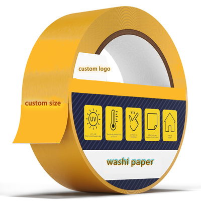 Cinta de enmascarar de papel Washi en rollo Jumbo impermeable con pegamento de goma sin residuos