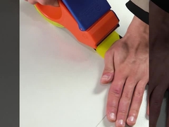 Cinta amonestadora del PVC