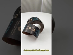 Cinta adhesiva autoadhesiva de un solo lado ecológica con impresión de logotipo personalizado